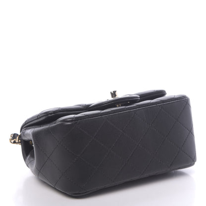 Chanel Lambskin Quilted Mini Square Flap Black 4 of 10