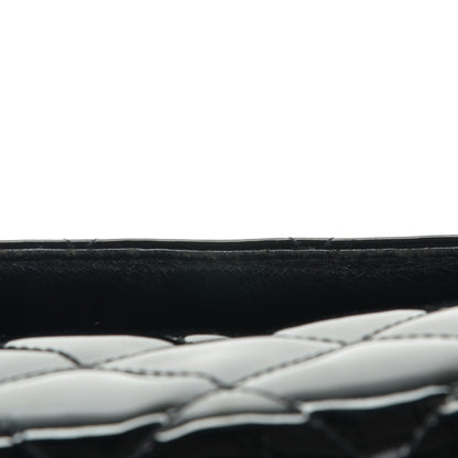 Chanel Patent Quilted Maxi Single Flap Black 10 of 10