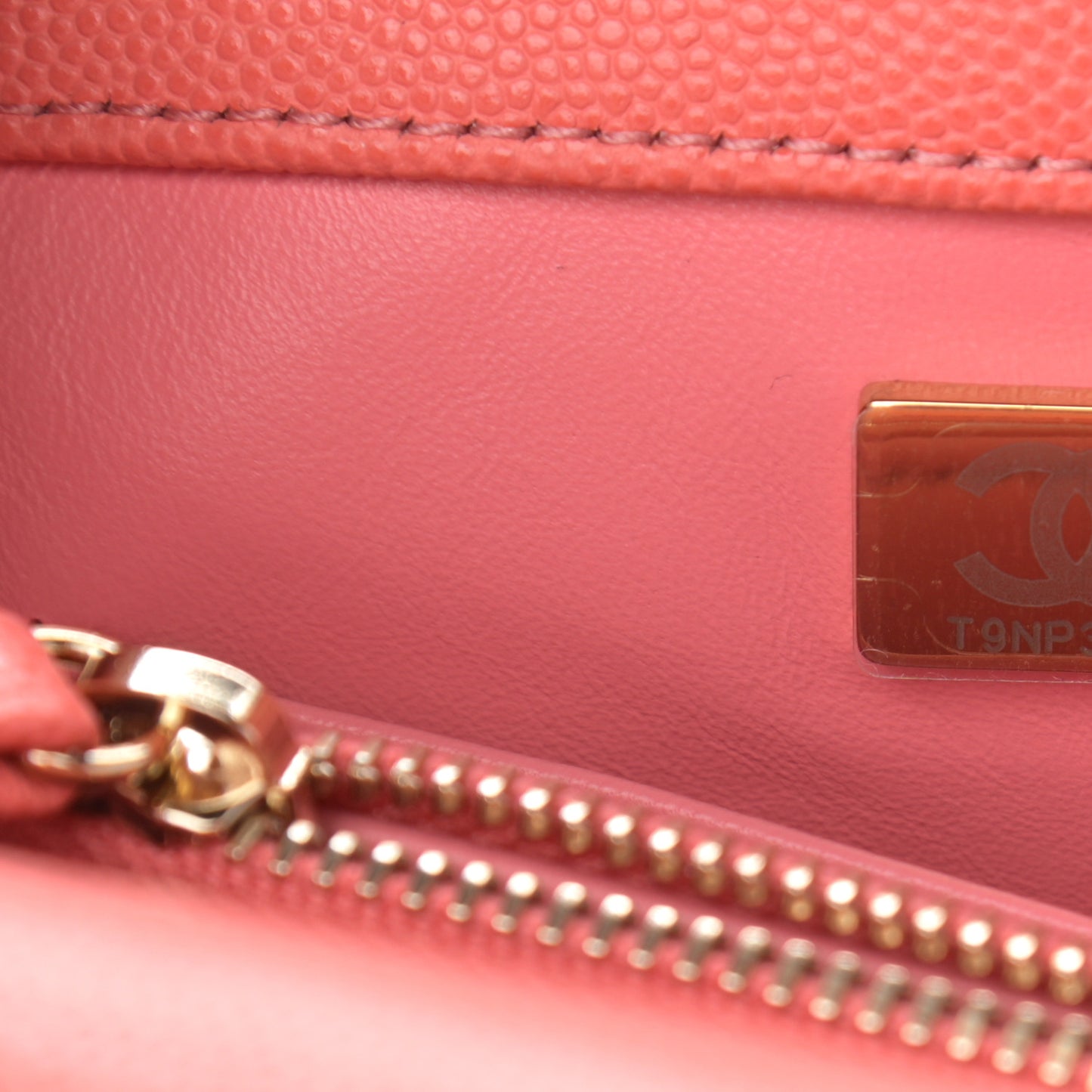 Caviar Quilted Small Coco Handle Flap Pink