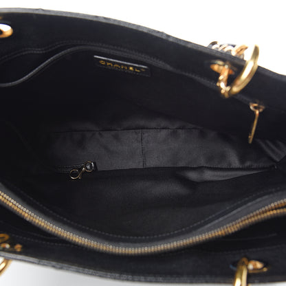 Chanel Caviar Quilted Grand Shopping Tote GST Black 5 of 10