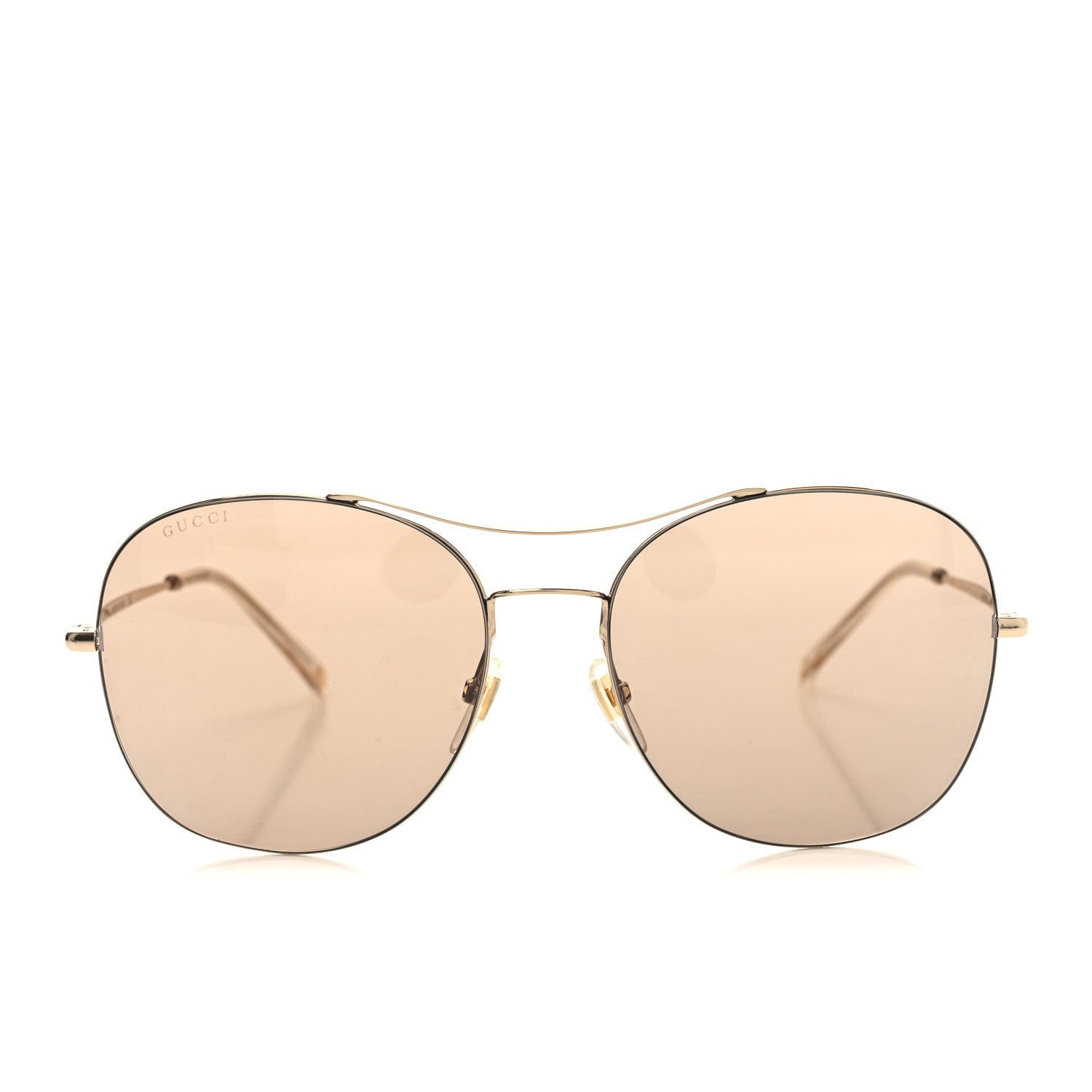 Gucci Metal Aviator GG0501S Sunglasses Gold 2 of 7