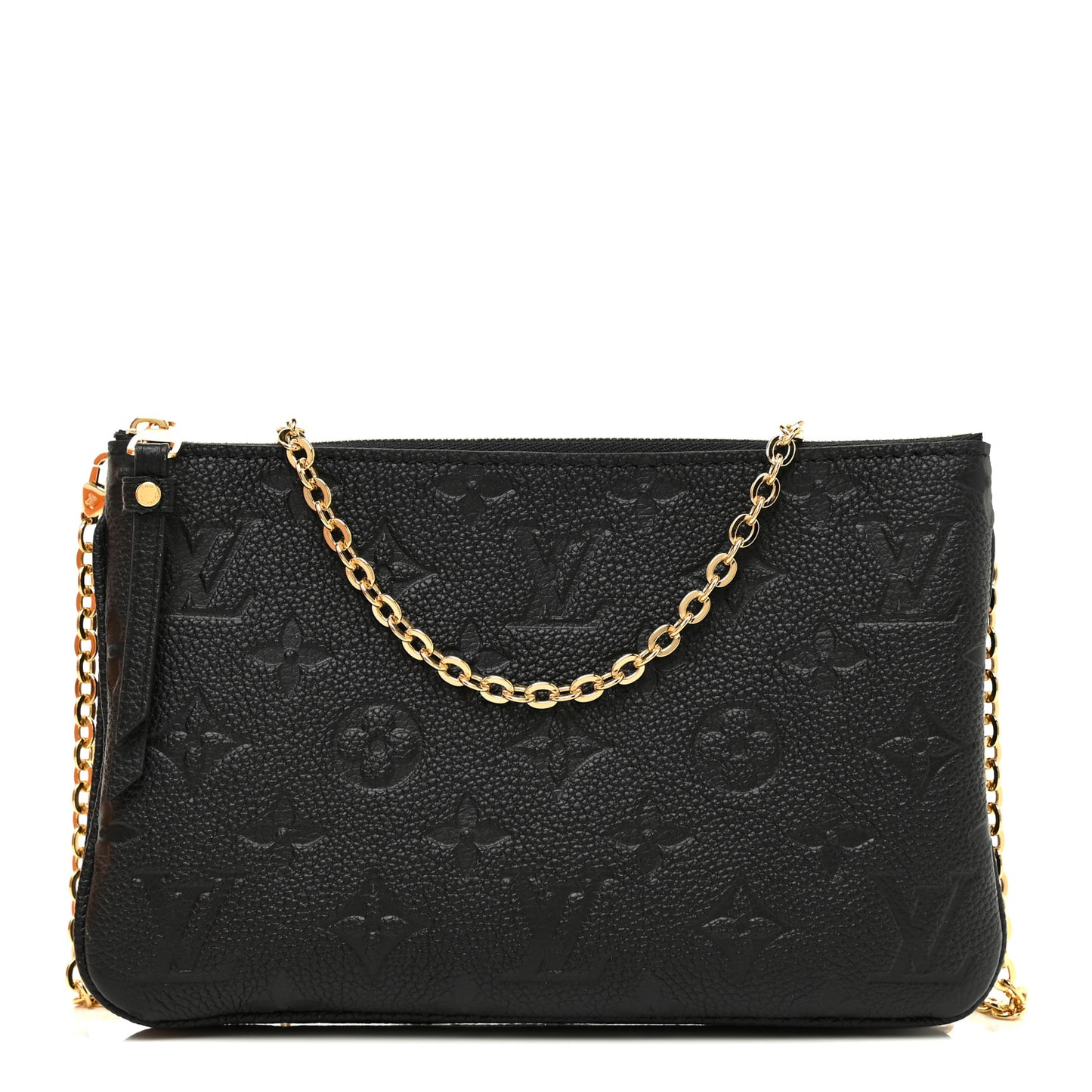 Empreinte Double Zip Pochette Black