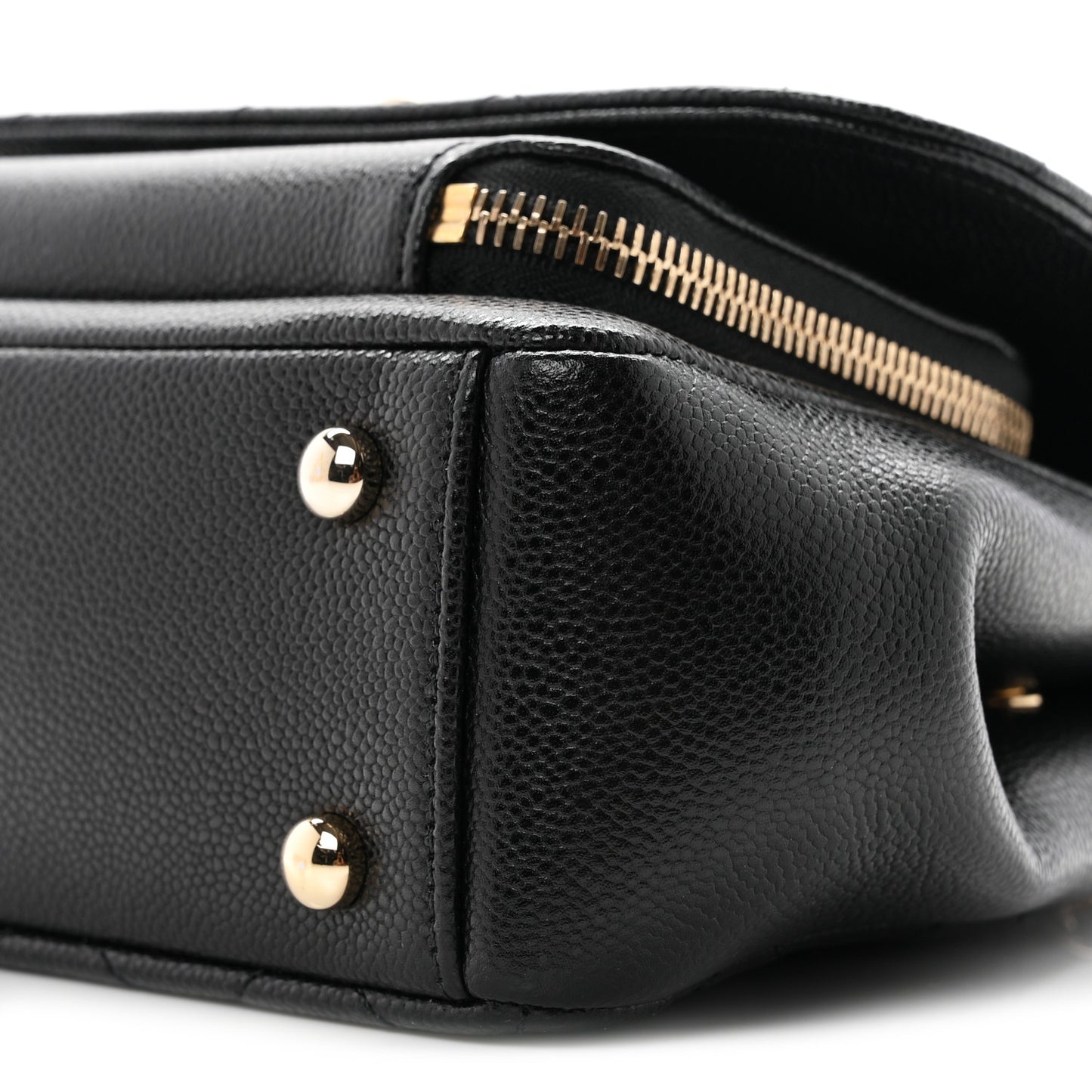 Caviar Quilted Small Business Affinity Flap Black