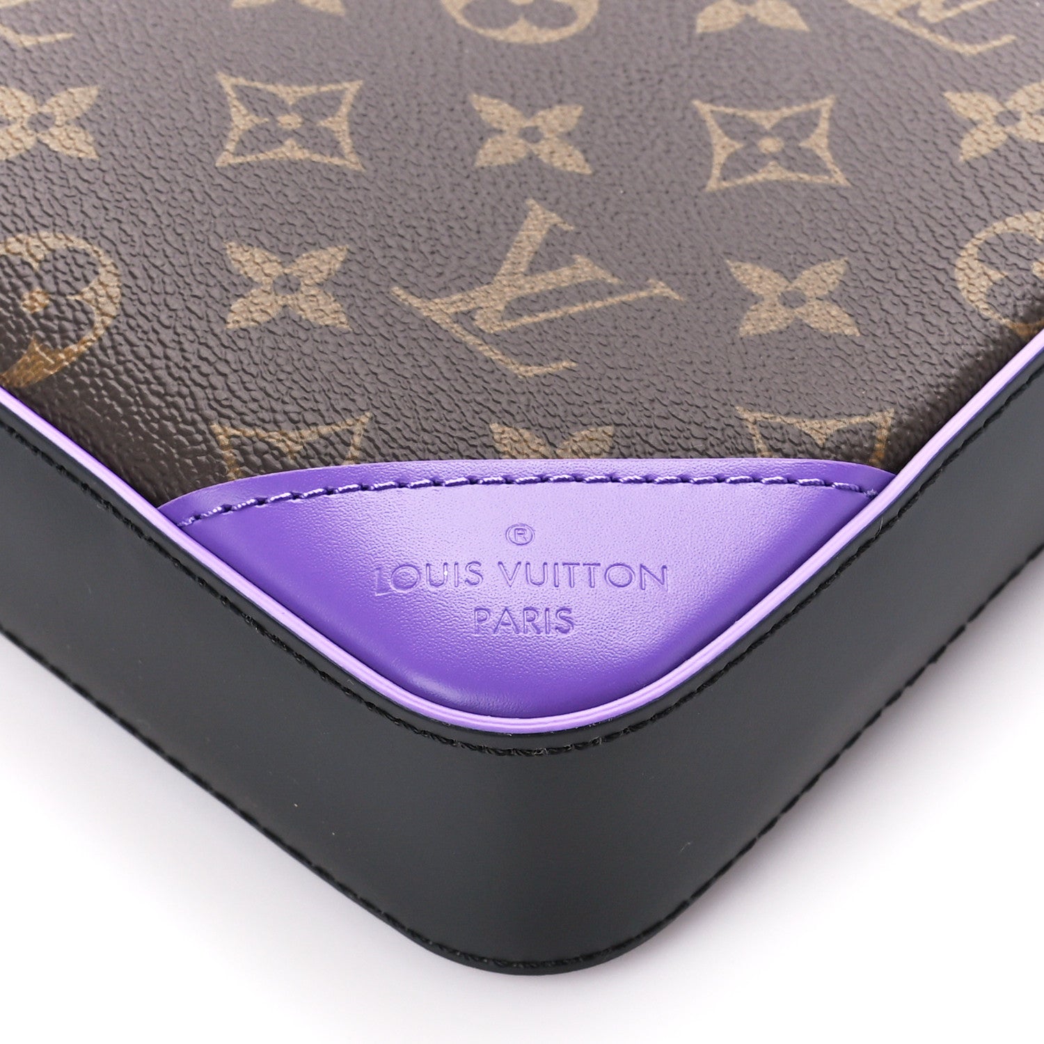 Louis Vuitton Monogram Macassar Trio Messenger Purple Purple 14 of 14
