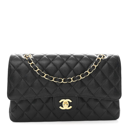 Chanel Caviar Quilted Medium Double Flap Black 1 of 11