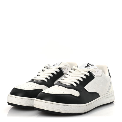 Louis Vuitton Calfskin Monogram LV Stadium Sneaker 38 White Black 4 of 11
