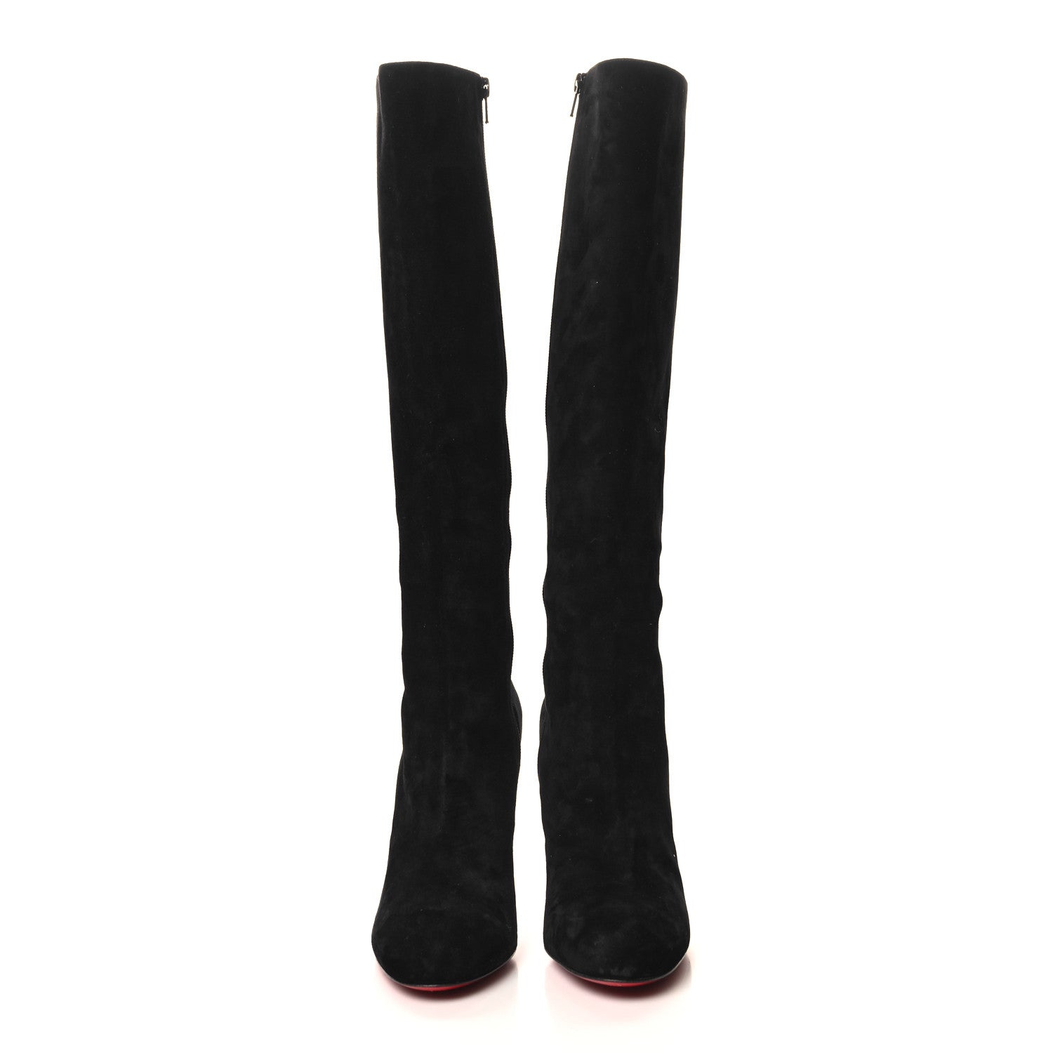 Christian Louboutin Suede Kate Botta 85 Knee-High Boots 39.5 Black 2 of 8