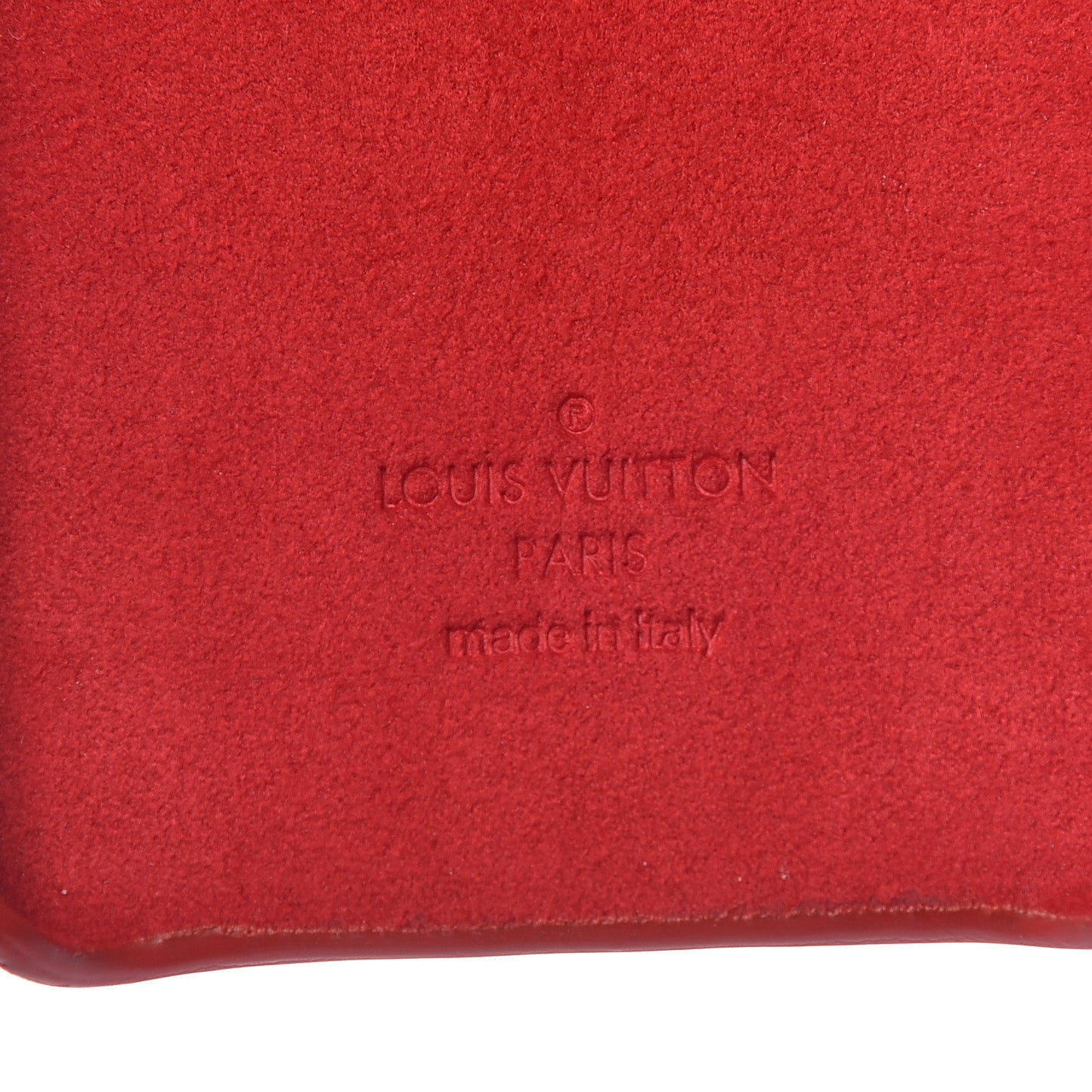 Monogram iPhone X XS Bumper Cherry