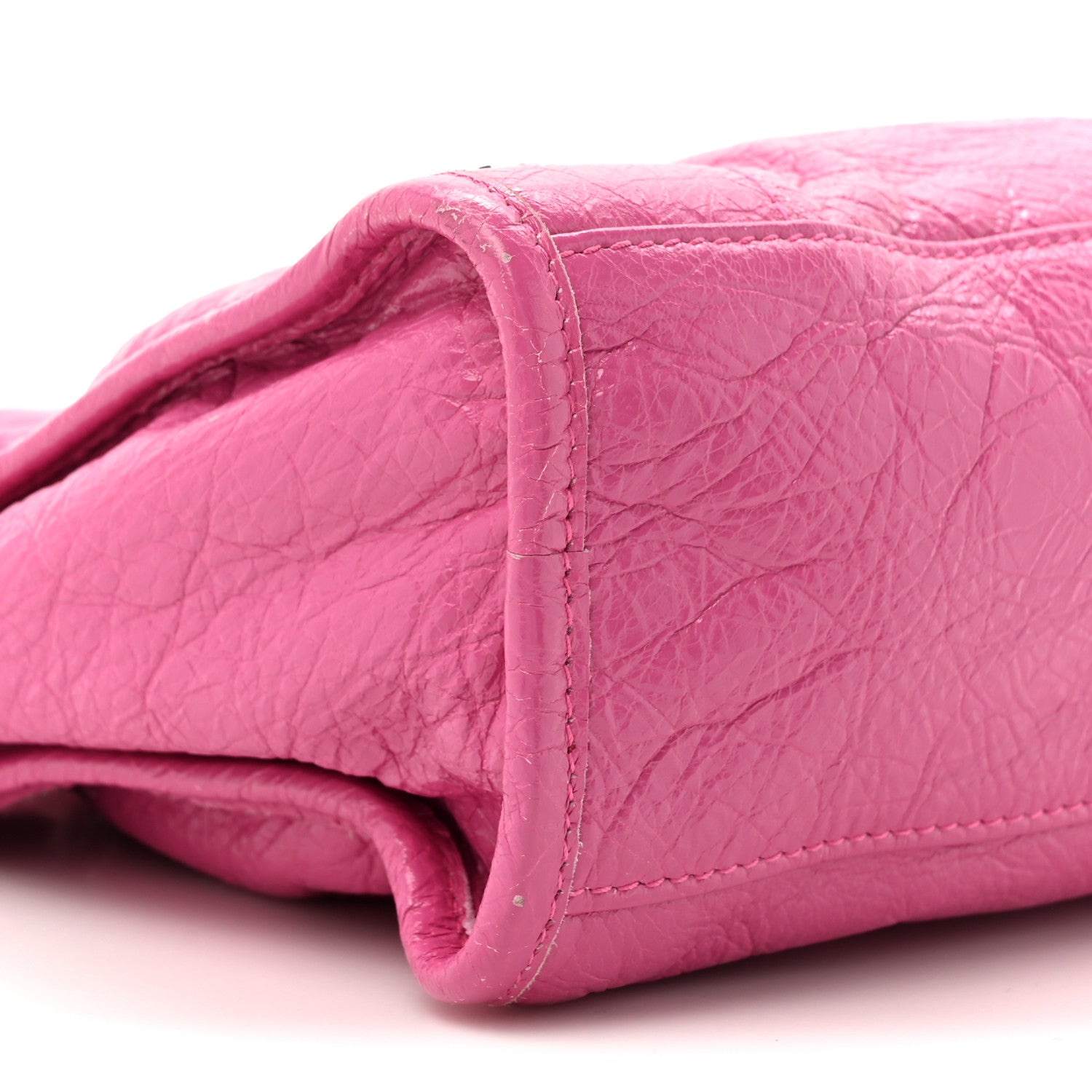 Balenciaga Agneau Classic Silver Hardware S City Flamingo 10 of 17