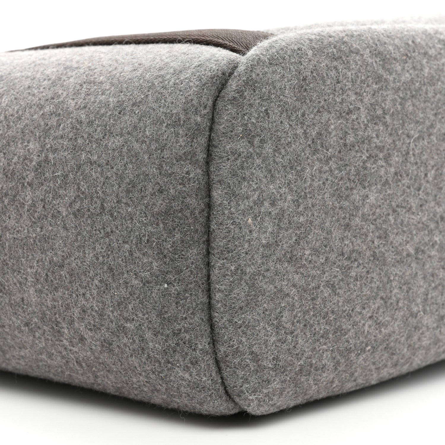 Hermes Felt Sac De Pansage Groom Bag Acier 10 of 10