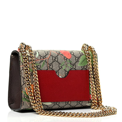 Gucci GG Supreme Monogram Tian Small Padlock Shoulder Bag Beige Multicolor New Acero 2 of 4