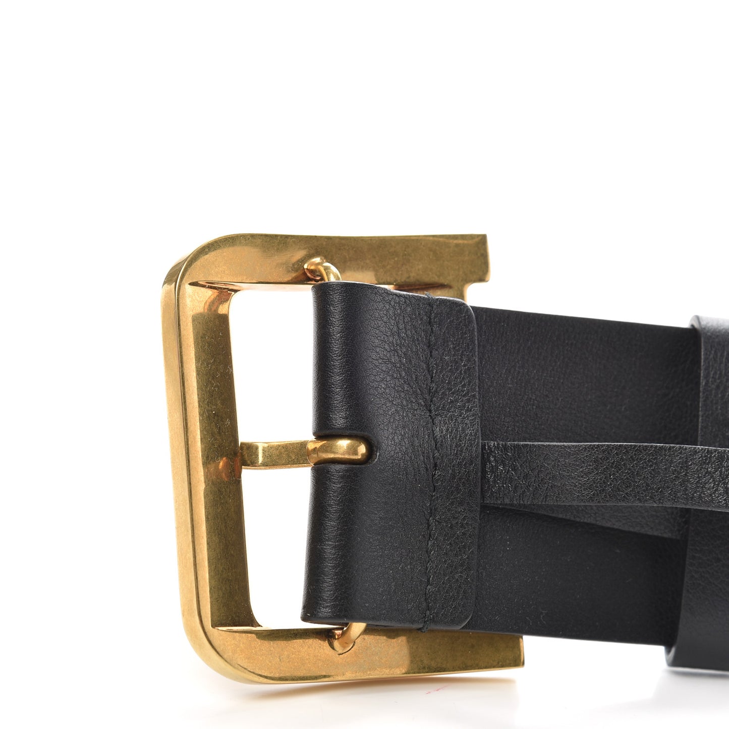 Calfskin Diorquake Belt 90 Black