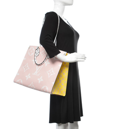 Louis Vuitton Monogram Giant Onthego GM Rouge Rose 3 of 10