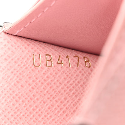 Louis Vuitton Damier Ebene Rosalie Coin Purse Rose Ballerine 7 of 8