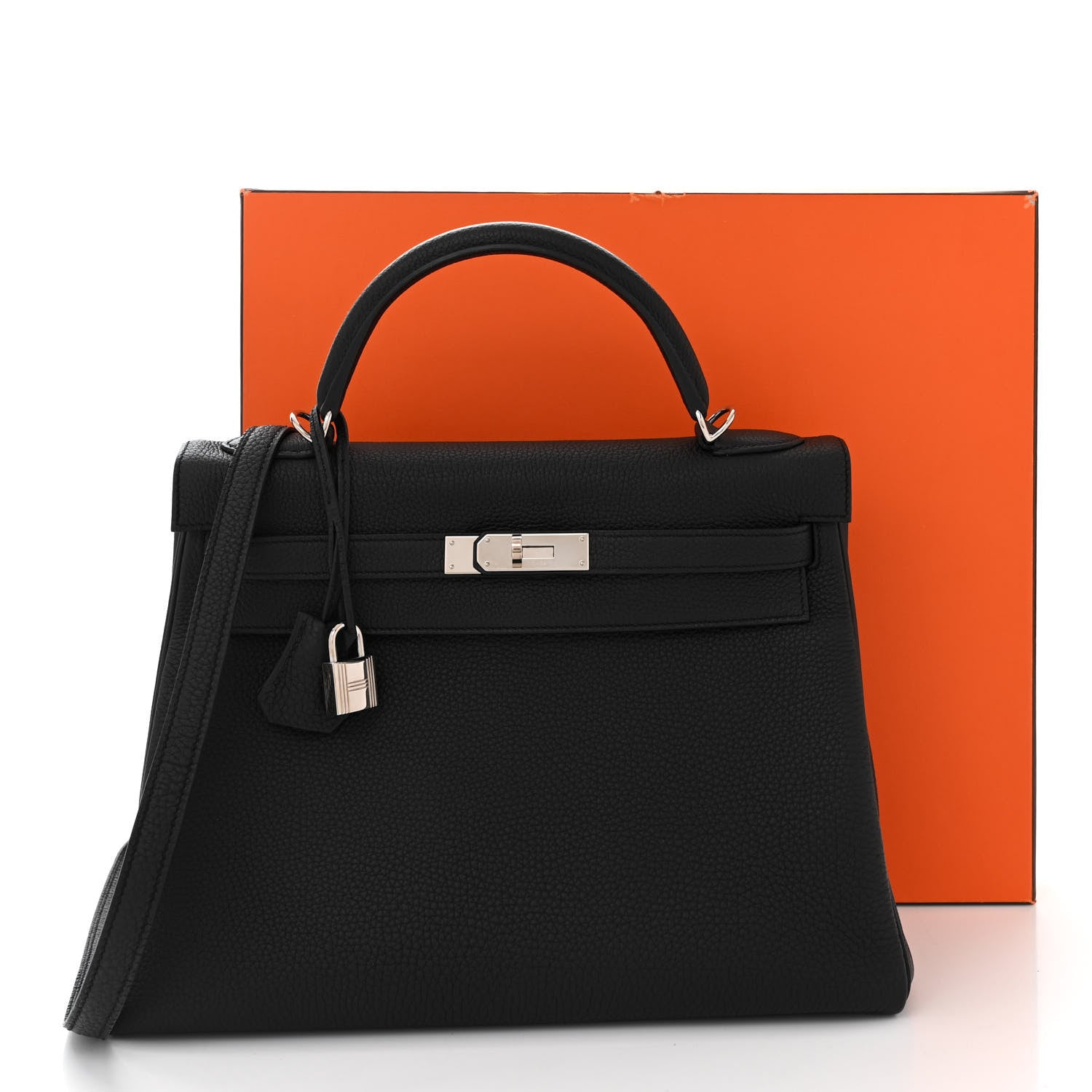 Hermes Togo Kelly Retourne 32 Black 11 of 11