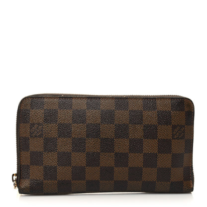 Louis Vuitton Damier Ebene Zippy Organizer Wallet 1 of 9