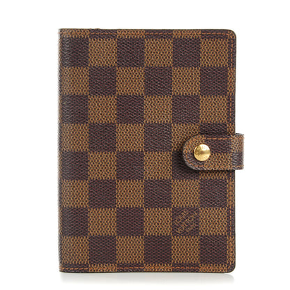 Louis Vuitton Damier Ebene Small Ring Agenda Cover 1 of 8