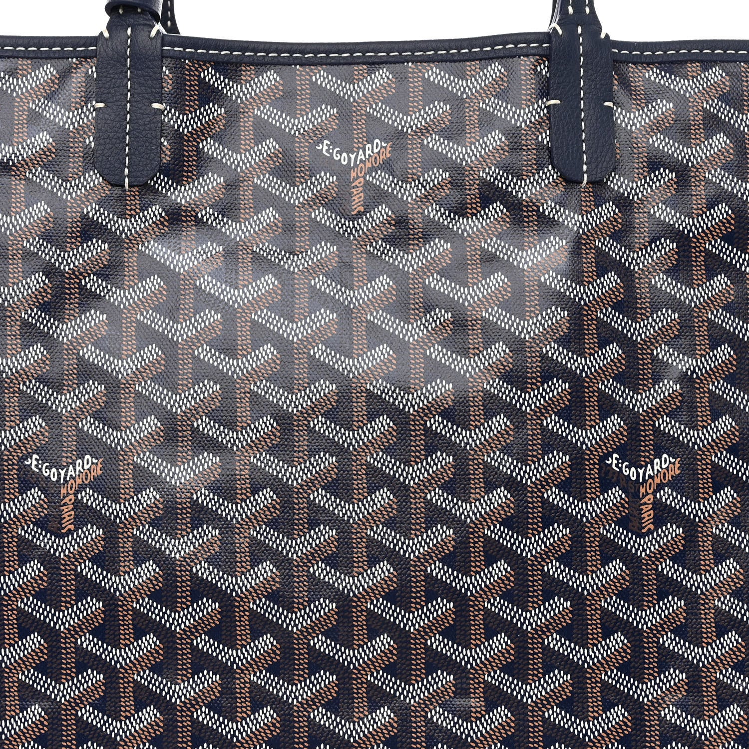 Goyard Goyardine Saint Louis PM Navy 10 of 12