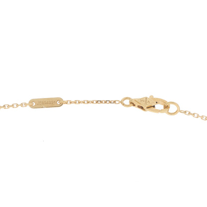 Van Cleef & Arpels 18K Yellow Gold Mother of Pearl Sweet Alhambra Pendant Necklace 4 of 6