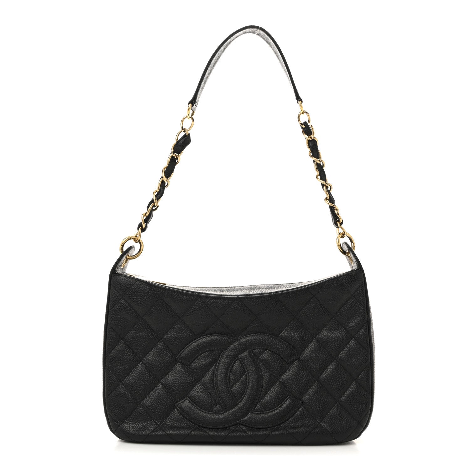 Chanel Caviar Quilted Timeless CC Shoulder Bag Black 1 of 13