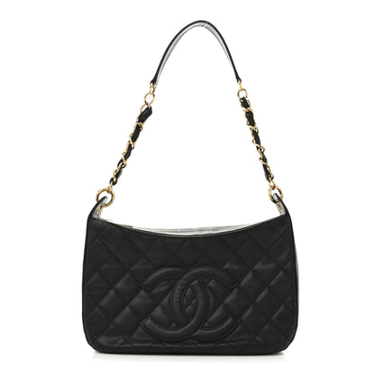 Chanel Caviar Quilted Timeless CC Shoulder Bag Black 1 of 13