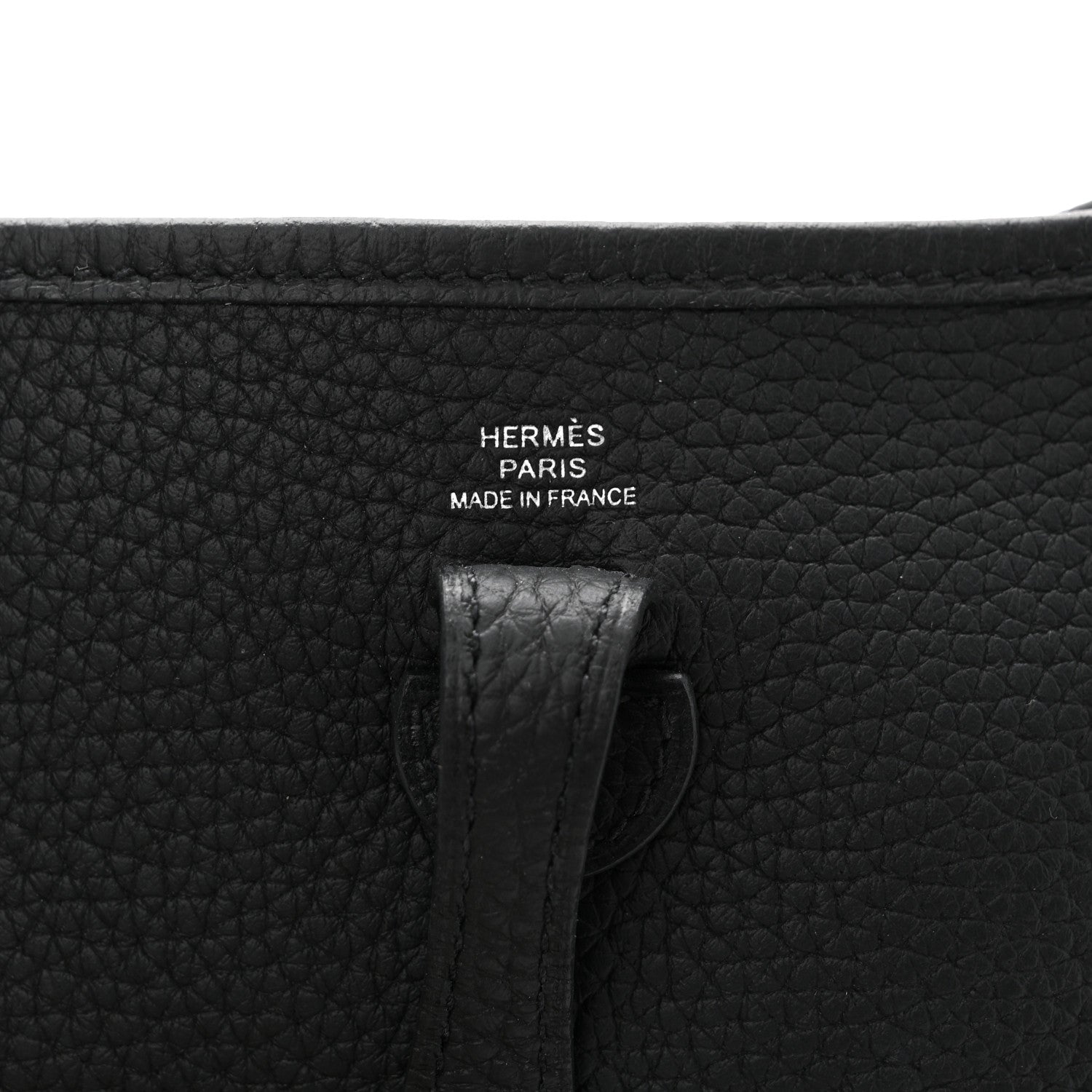 Hermes Taurillon Clemence Evelyne TPM Black 6 of 10
