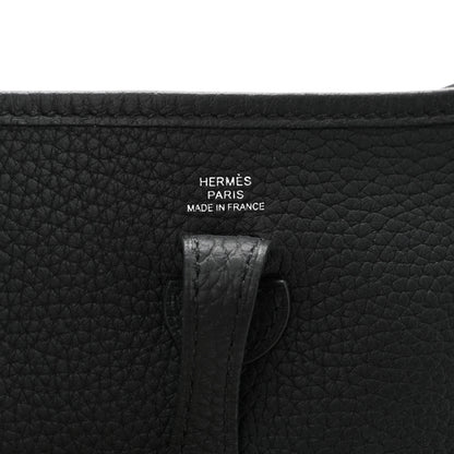 Hermes Taurillon Clemence Evelyne TPM Black 6 of 10