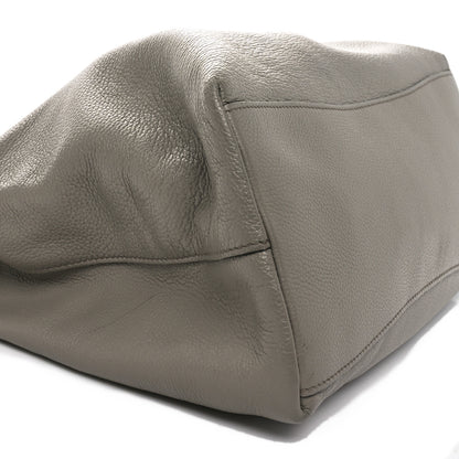 Prada Vitello Phenix Logo Hobo Argilla 8 of 10