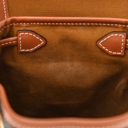 Celine Triomphe Canvas Calfskin Mini Folco Backpack Tan 11 of 11