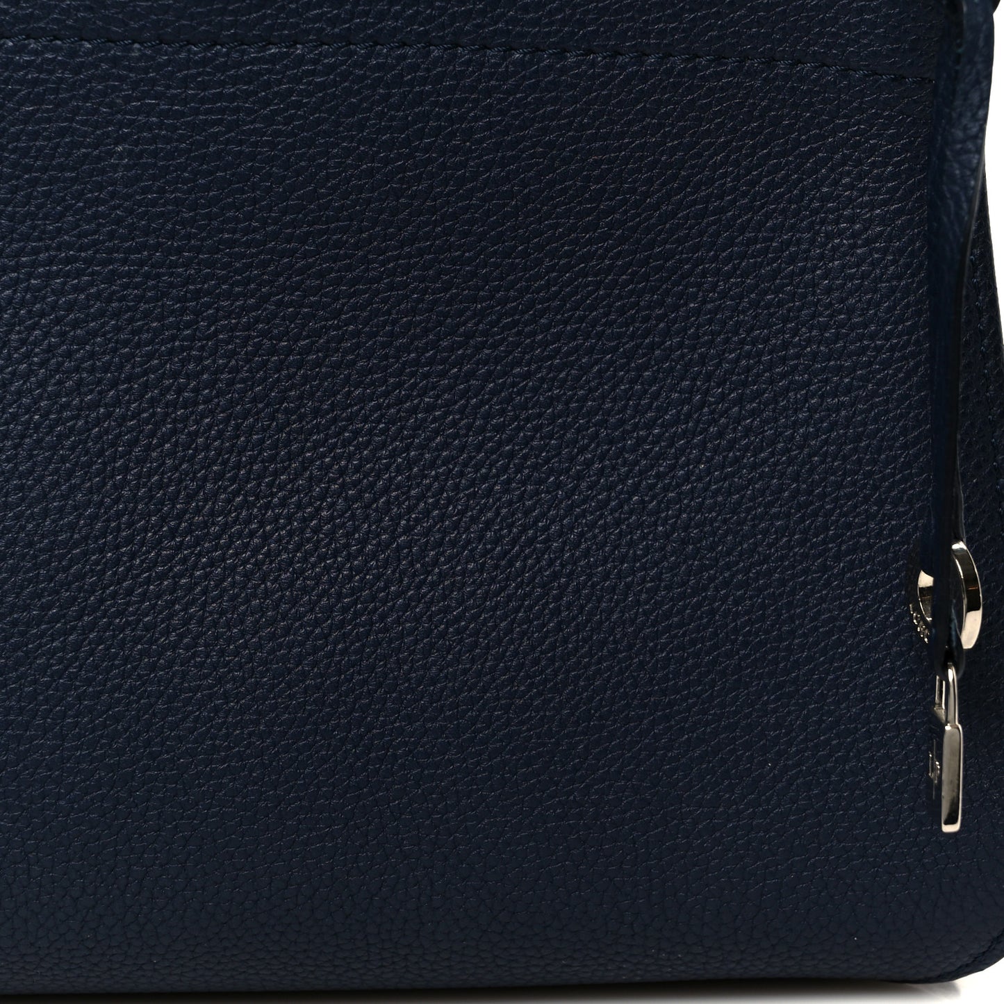 Calfskin Milky Way Odessa Shoulder Bag Navy