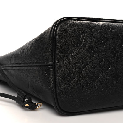 Louis Vuitton Empreinte Monogram Giant Neverfull MM Black 8 of 9