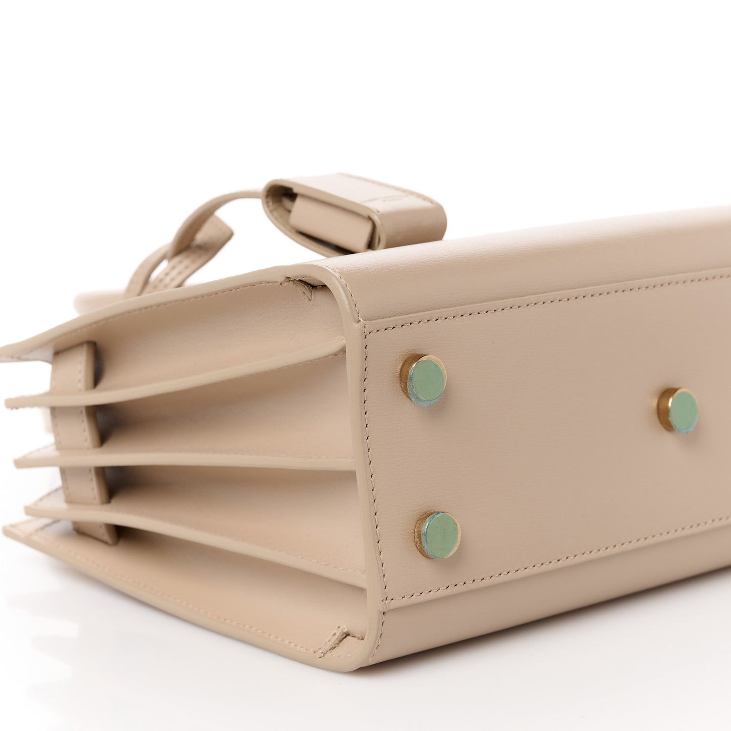 Smooth Calfskin Nano Sac de Jour Dark Beige
