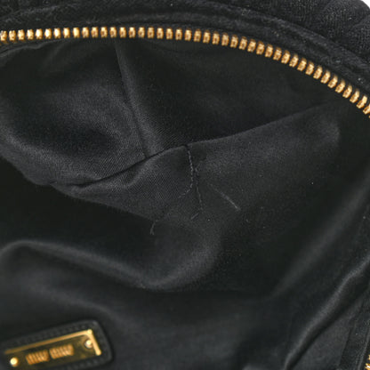 Miu Miu Velvet Matelasse Belt Bag Black 11 of 12