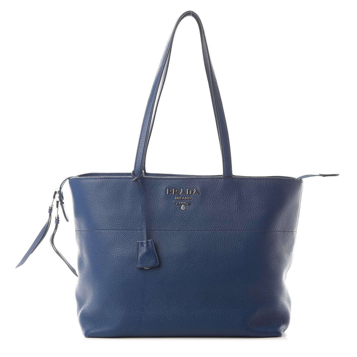 Vitello Phenix Side Zip Tote Inchiostro