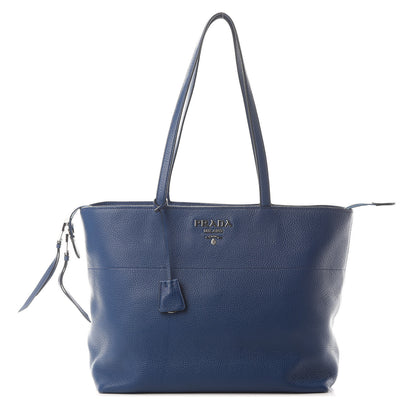 Prada Vitello Phenix Side Zip Tote Inchiostro 1 of 9