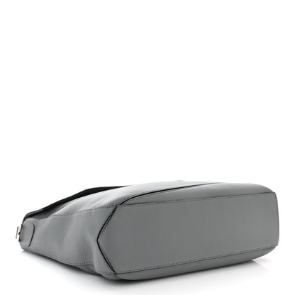 Loewe Calfskin Puzzle Messenger Bag Gunmetal 4 of 9