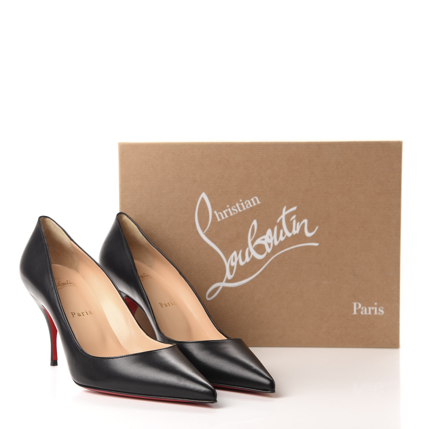 Christian Louboutin Nappa Clare 80 Pumps 38 Black 9 of 9