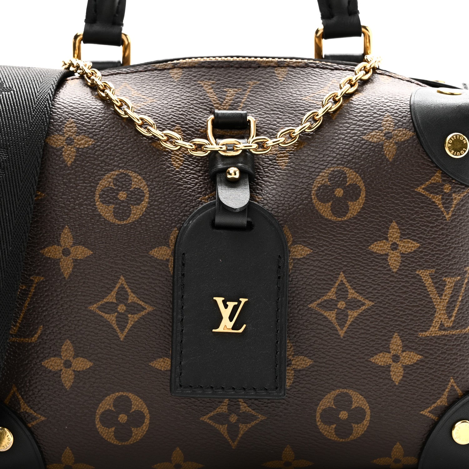Louis Vuitton Monogram Petite Malle Souple Black 7 of 9