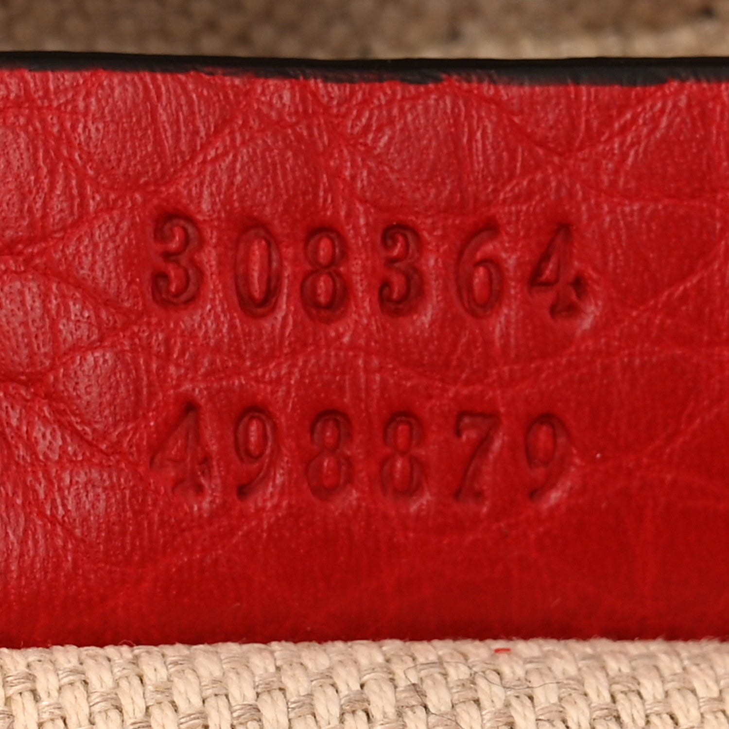 Gucci Pebbled Calfskin Small Soho Disco Bag Tabasco Red 7 of 15