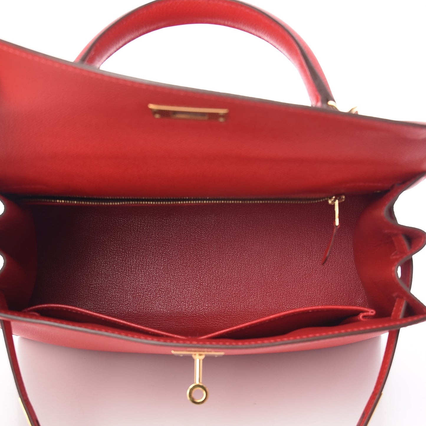 Epsom Kelly Sellier 28 Rouge Casaque