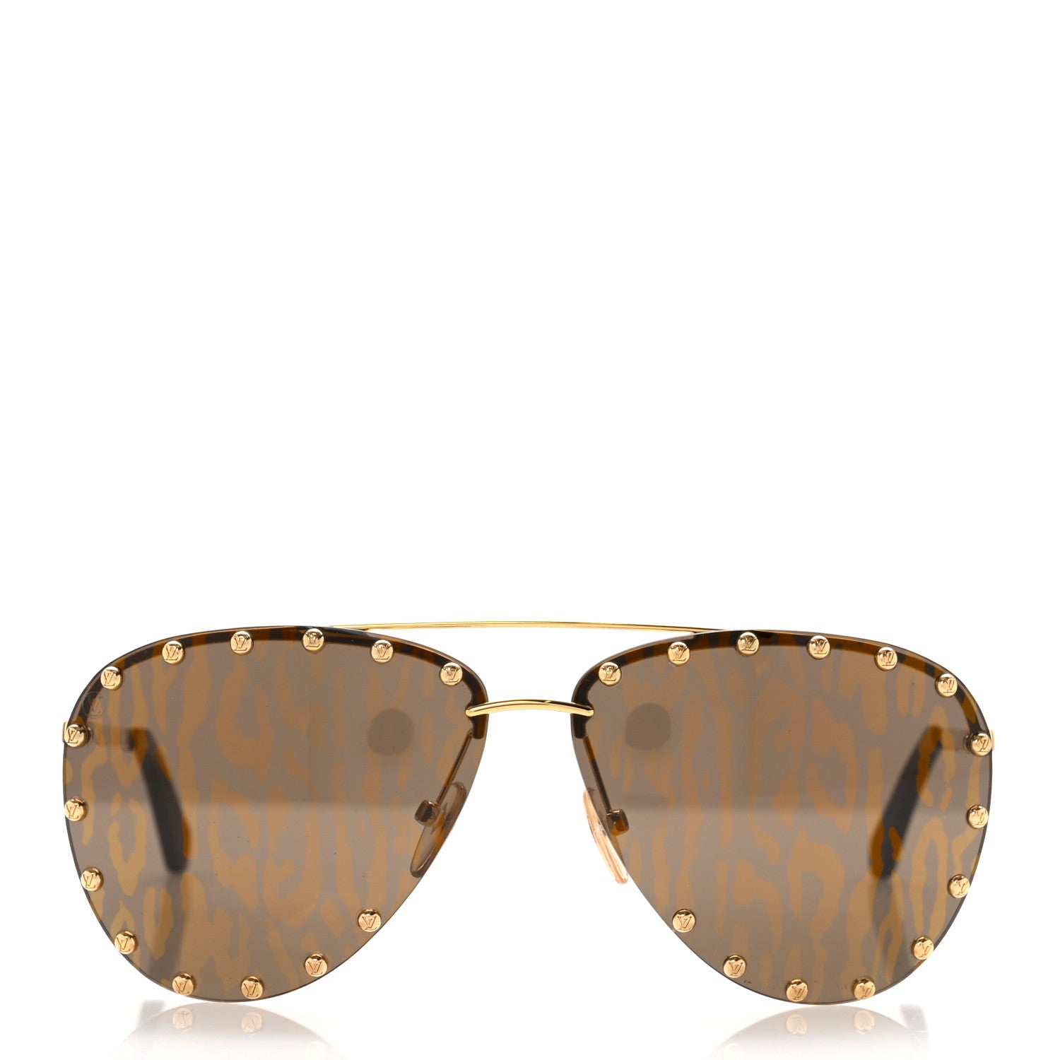 Louis Vuitton Aviator Sunglasses Z1115U Brown 2 of 7