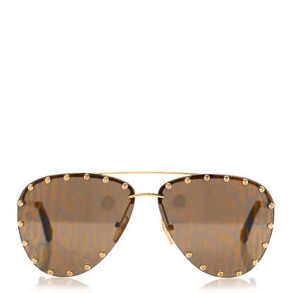 Louis Vuitton Aviator Sunglasses Z1115U Brown 2 of 7