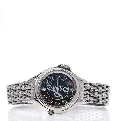 Fendi Stainless Steel Diamond Topaz 38mm Crazy Carats Quartz Watch Black 5 of 8
