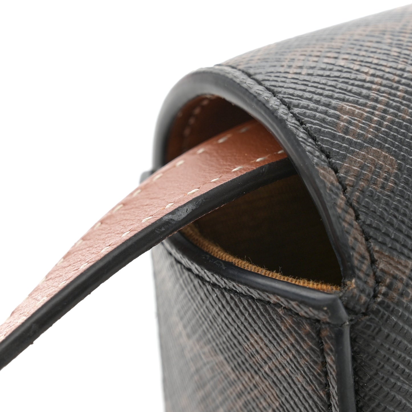 Triomphe Canvas Calfskin Mini Triomphe Tan