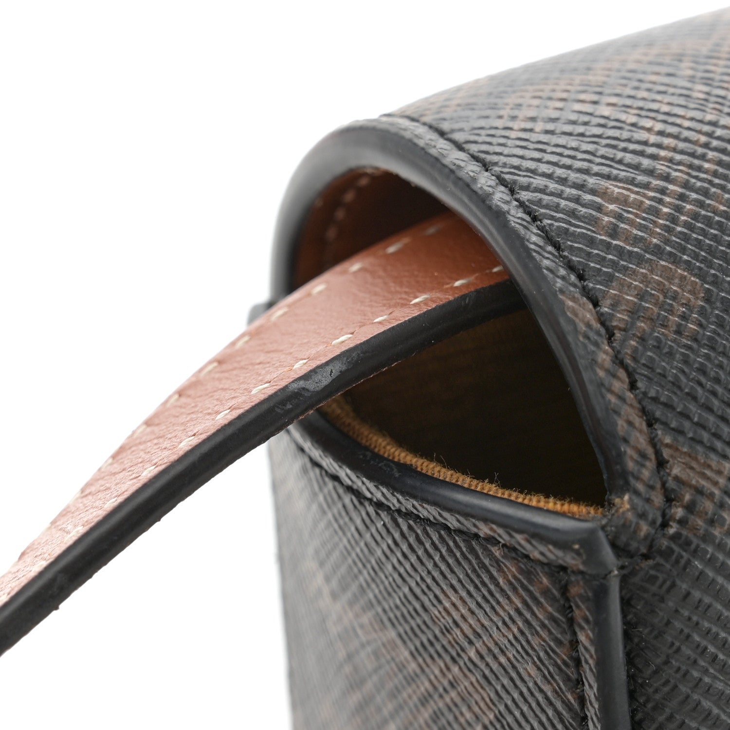 Celine Triomphe Canvas Calfskin Mini Triomphe Tan 13 of 13