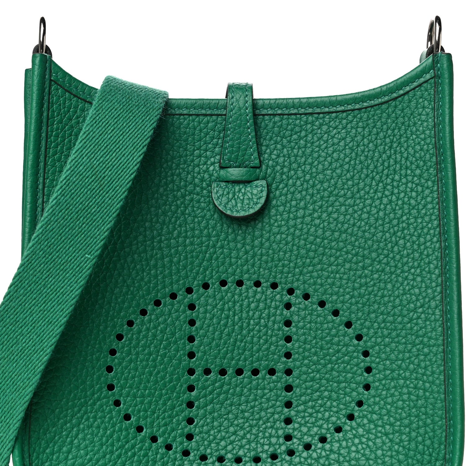 Hermes Taurillon Clemence Evelyne TPM Vert Vertigo 6 of 10