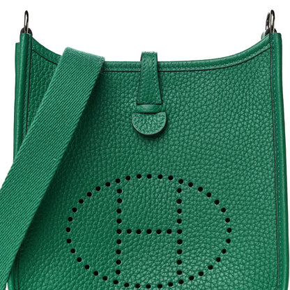 Hermes Taurillon Clemence Evelyne TPM Vert Vertigo 6 of 10