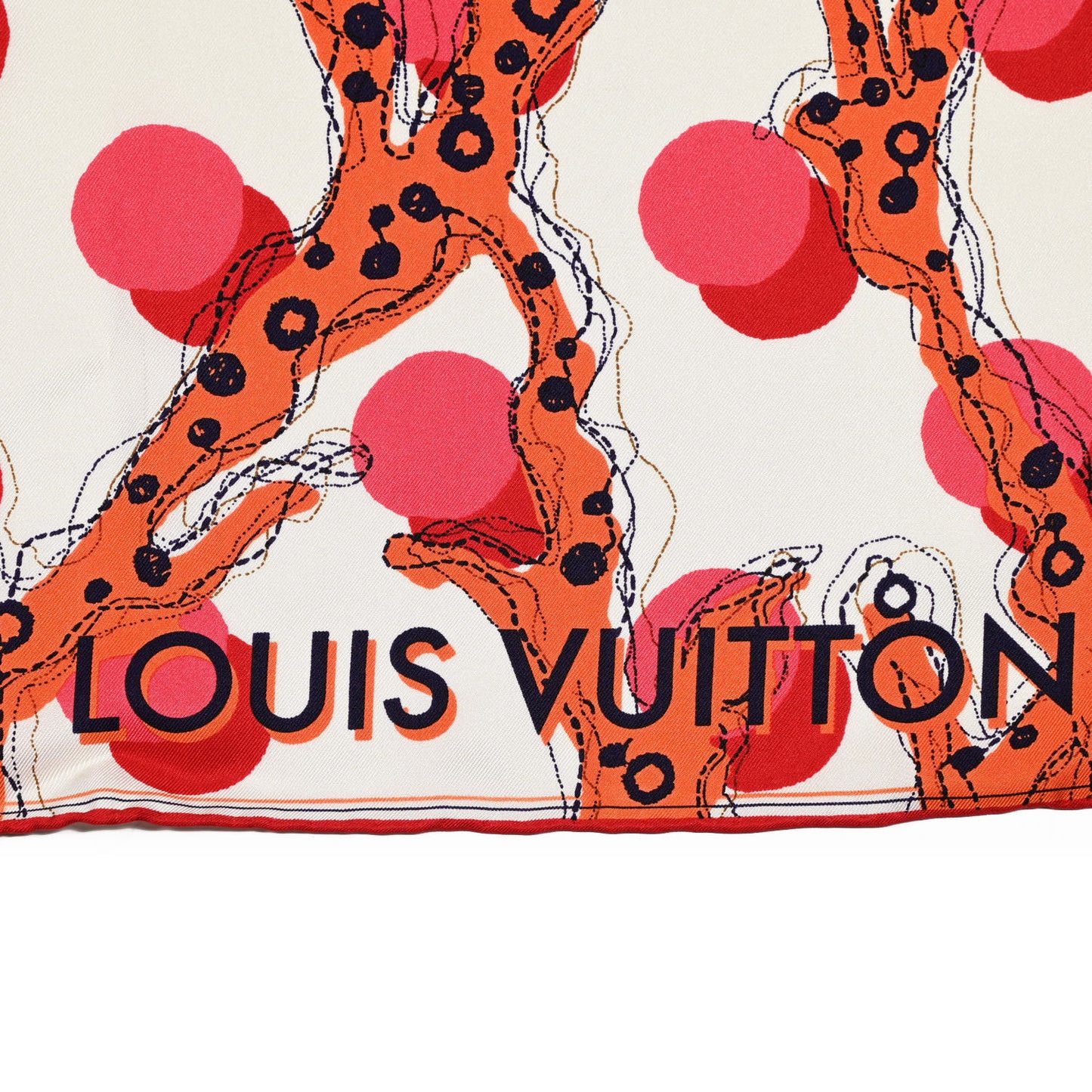 Silk Monogram Ramages Square Scarf