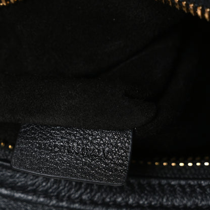 Saint Laurent Supple Calfskin Cuir Triomphe Small Heloise Shoulder Bag Black 7 of 11
