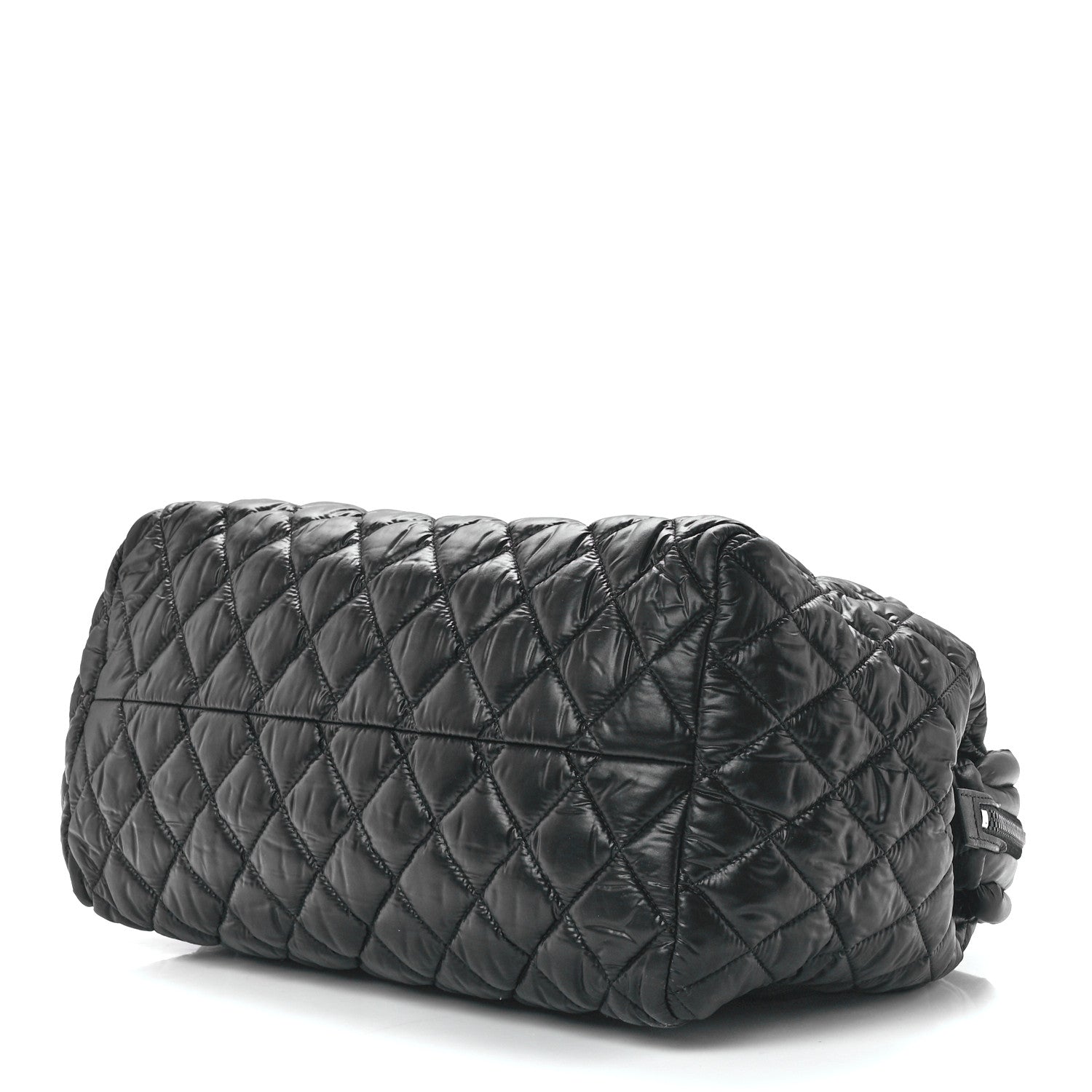 Chanel Nylon Coco Cocoon Bowler Black 8 of 10